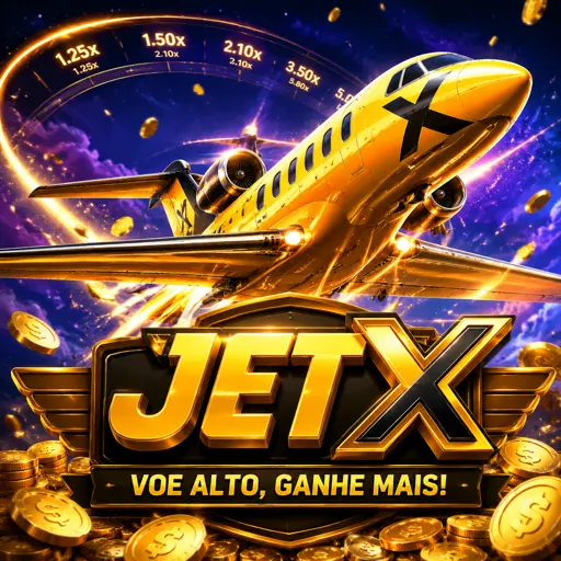 Nave do JetX subindo com o multiplicador em alta velocidade